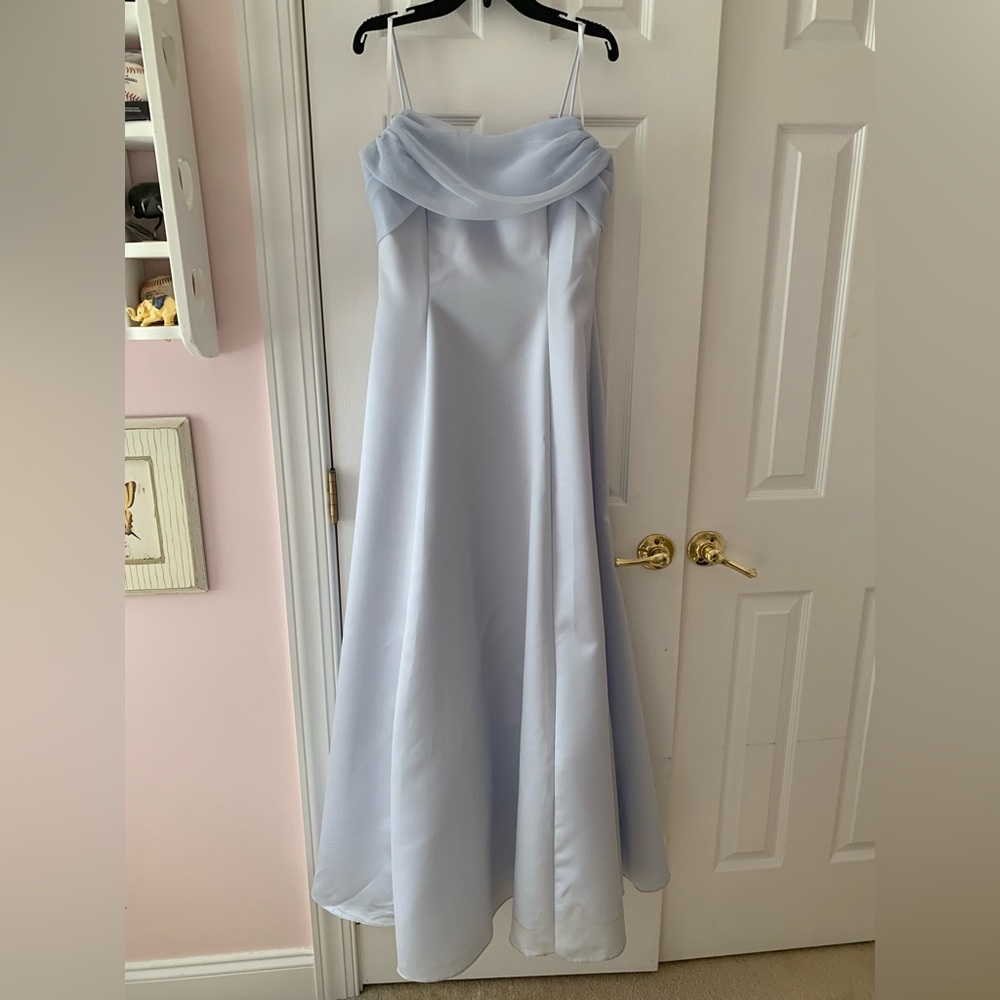 Vintage Michaelangelo Betsy & Adam Gown Women’s Size 6 Light Blue 1990s Y2K